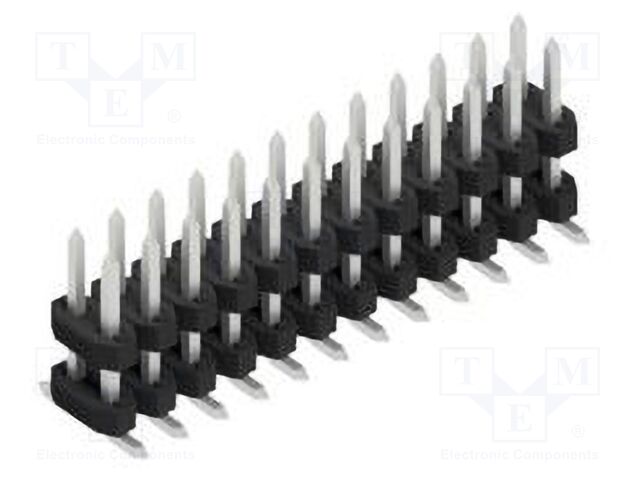 Connector: pin strips; pin header; male; PIN: 24; 2mm; SMT; 2x12