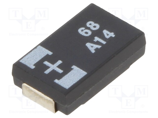 Capacitor: tantalum-polymer; 68uF; 10VDC; TPC; SMD; ±20%; -55÷105°C