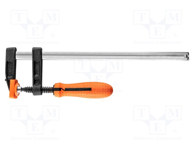 Parallel clamp; Grip capac: max.250mm; D: 50mm; carpentry works