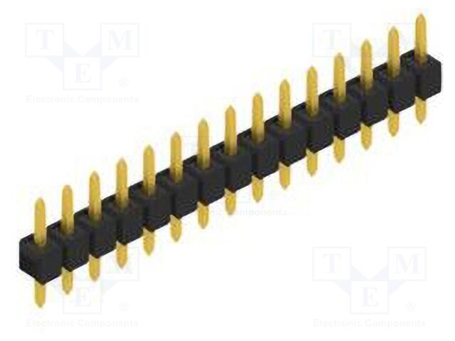 Connector: pin strips; pin header; male; PIN: 15; 2.54mm; THT; 1x15