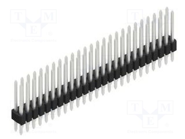 Connector: pin strips; pin header; male; PIN: 50; 1.27mm; THT; 2x25