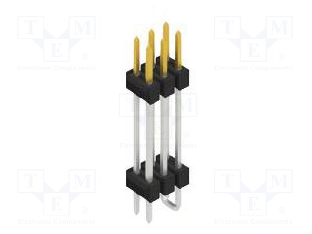 Connector: pin strips; pin header; male; PIN: 6; 2.54mm; SMT; 2x3