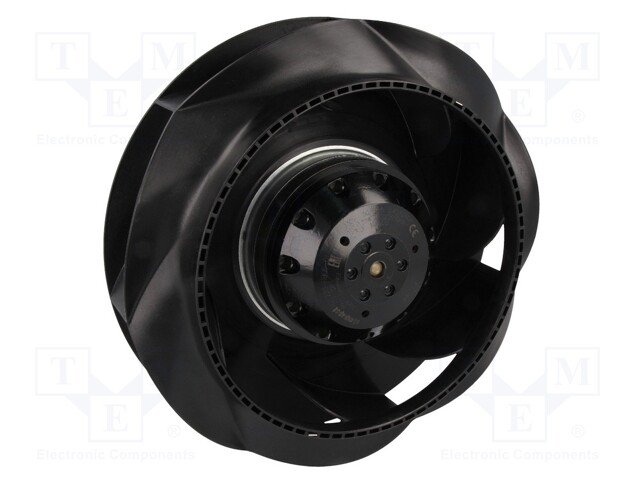 Fan: AC; radial; 230VAC; Ø252x71mm; ball bearing; 2500rpm; IP44