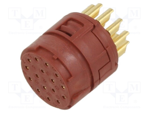 Connector: M23; PIN: 16; soldering; 100V; 7A; Series: EPIC