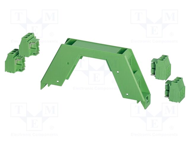 Upper housing; green; ME 17,5; X: 17.6mm; Y: 99mm; Z: 45.85mm