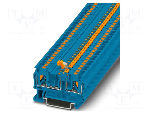 Splice terminal: rail; PA; L: 35.3mm; terminals: 2; W: 5.2mm; H: 56mm