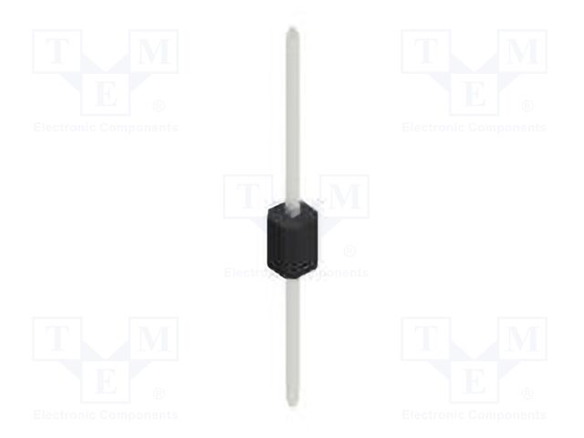 Connector: pin strips; pin header; male; PIN: 1; 1.27mm; THT; 1x1