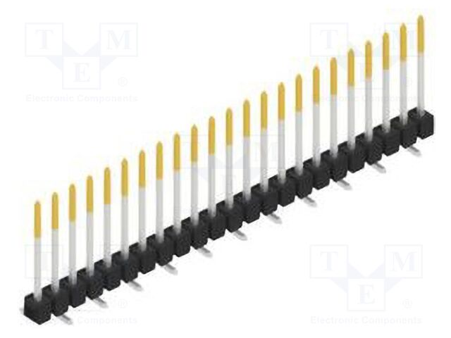 Connector: pin strips; pin header; male; PIN: 23; 2.54mm; SMT; 1x23