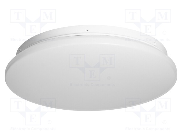 Lamp: plafond; 230VAC; 12W; 1190lm; 120°; 4000K; CRImin: 80; IP20