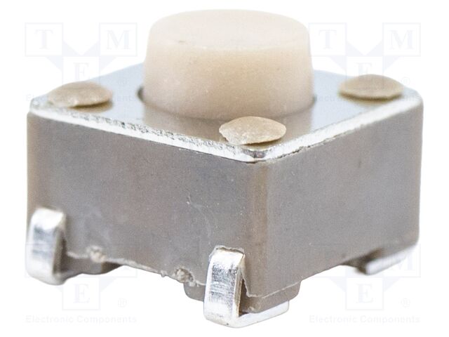 Microswitch TACT; SPST-NO; Pos: 2; 0.05A/12VDC; SMT; none; 2.6N