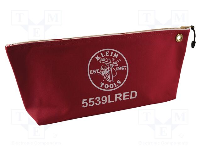Waist bag; red; fabric; 457x203x89mm