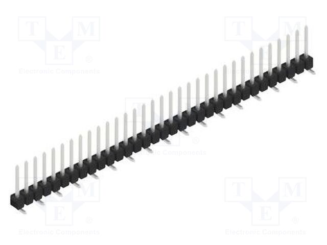 Connector: pin strips; pin header; male; PIN: 33; 2.54mm; SMT; 1x33