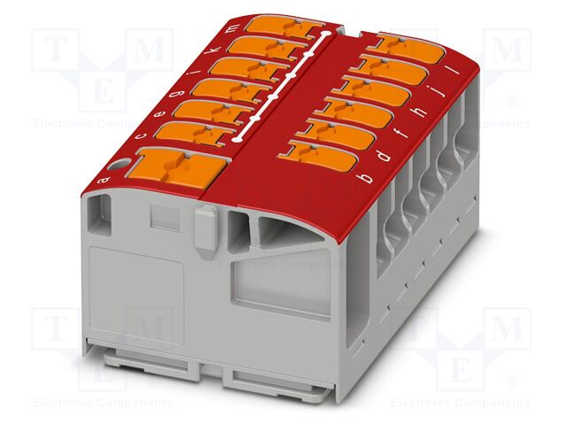 Splice terminal: rail; 24A; 450V; push-in; PA; L: 21.7mm; 0.14÷4mm2