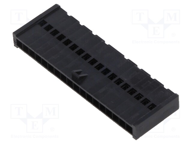 Plug; wire-board; Minimodul; female; PIN: 18; w/o contacts; 2.5mm