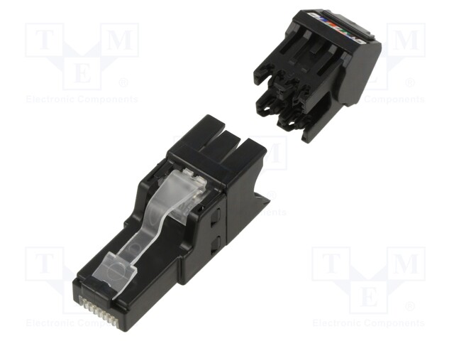 Plug; RJ45; PIN: 8; Cat: 6a; Layout: 8p8c; 26AWG÷22AWG; for cable