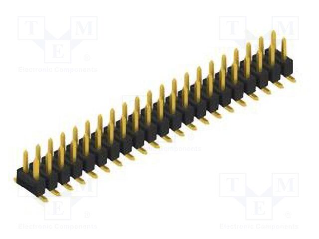 Connector: pin strips; pin header; male; PIN: 42; 2.54mm; SMT; 2x21