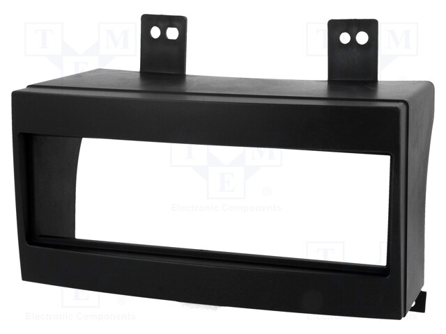 Radio mounting frame; Kia; 1 DIN; black