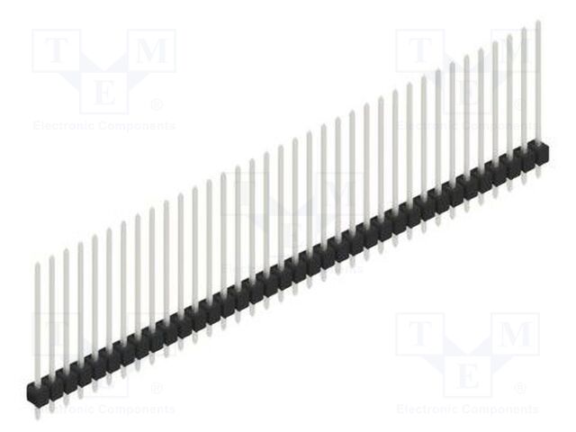 Connector: pin strips; pin header; male; PIN: 36; 2.54mm; THT; 1x36