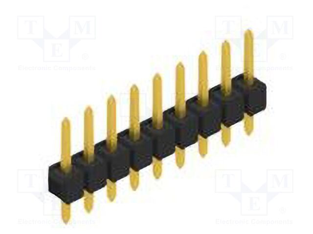 Connector: pin strips; pin header; male; PIN: 9; 2.54mm; THT; 1x9