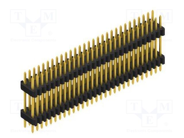 Connector: pin strips; pin header; male; PIN: 58; 1.27mm; THT; 2x29