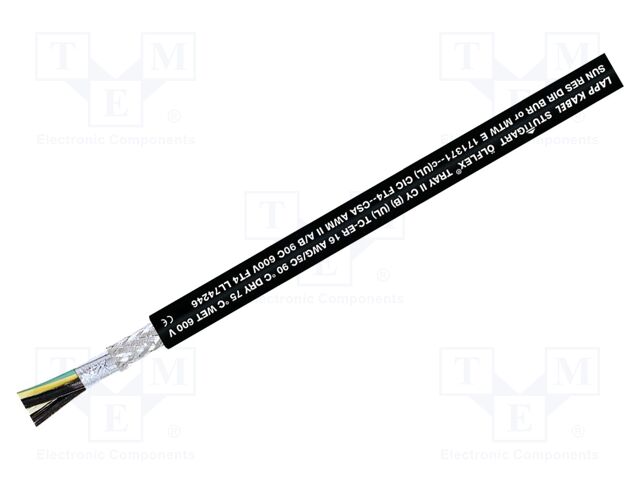 Wire; ÖLFLEX® TRAY II CY; 4x12AWG; elastomer thermoplastic TPE