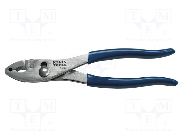 Pliers; for cable ties; 209mm; handles with plastic grips
