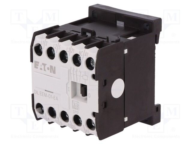 Contactor: 3-pole; NO x3; Auxiliary contacts: NC; 230VAC; 6.6A; DIN