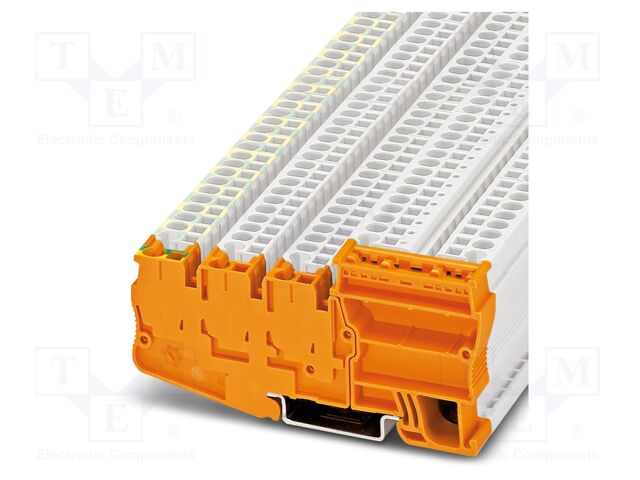 Splice terminal: rail; 30A; 250V; spring clamp; PA; 0.08÷4mm2