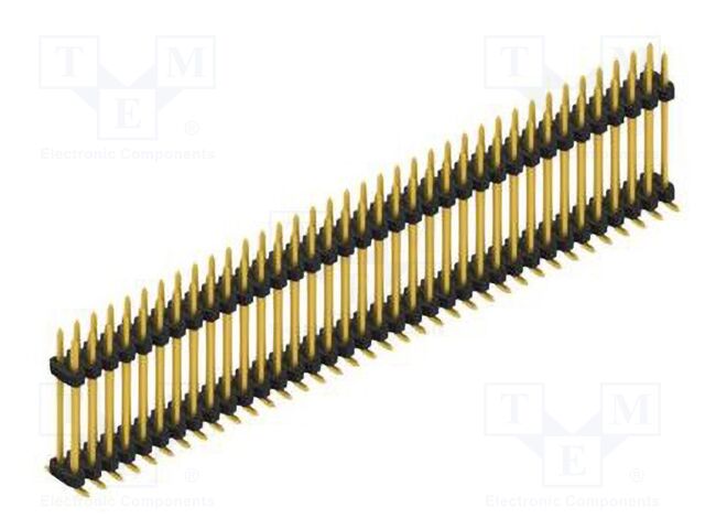 Connector: pin strips; pin header; male; PIN: 72; 2mm; SMT; 2x36