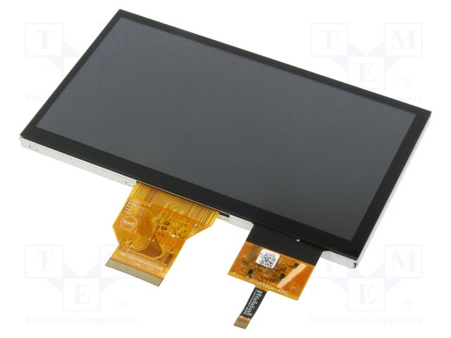 Display: TFT; 7"; 800x480; Illumin: LED; Dim: 165x100x7.4mm; RGB