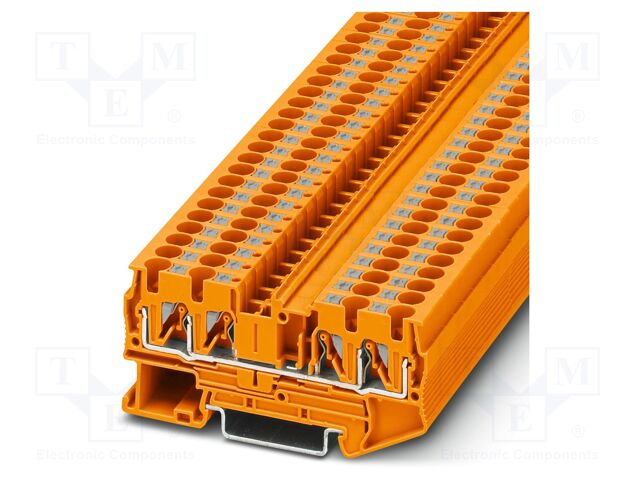 Splice terminal: rail; PT; 32A; 800V; push-in; PA; L: 35.3mm; W: 6.2mm