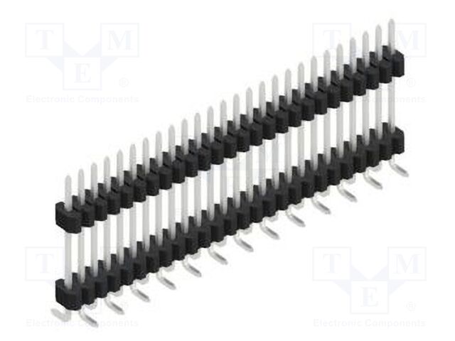 Connector: pin strips; pin header; male; PIN: 26; 1.27mm; SMT; 1x26
