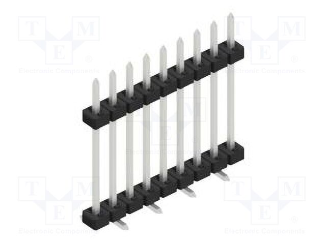 Connector: pin strips; pin header; male; PIN: 9; 2mm; SMT; 1x9; 100V