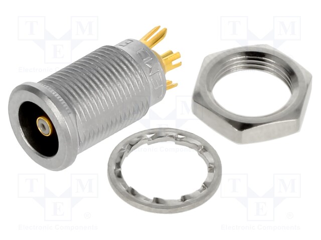 Connector: TRIAX; 00; socket; female; soldering; 4A; 1.1÷3.5mm; 50Ω