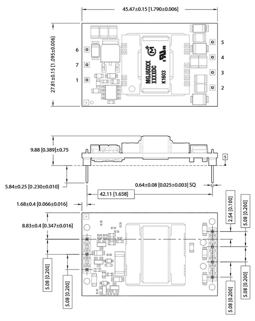 Converter: DC/DC; 6W; Uin: 9÷18V; Uout: 15VDC; Uout2: -5VDC; DIP; 12g