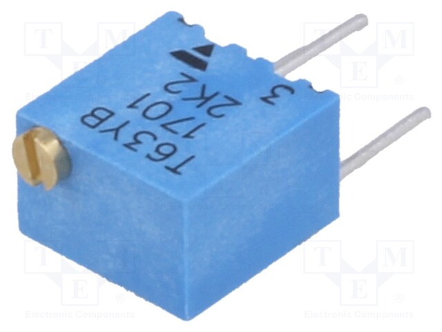 Potentiometer: mounting; multiturn; 2.2kΩ; 250mW; ±10%; linear