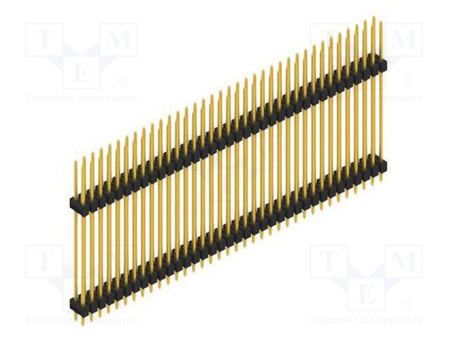 Connector: pin strips; pin header; male; PIN: 72; 2.54mm; THT; 2x36