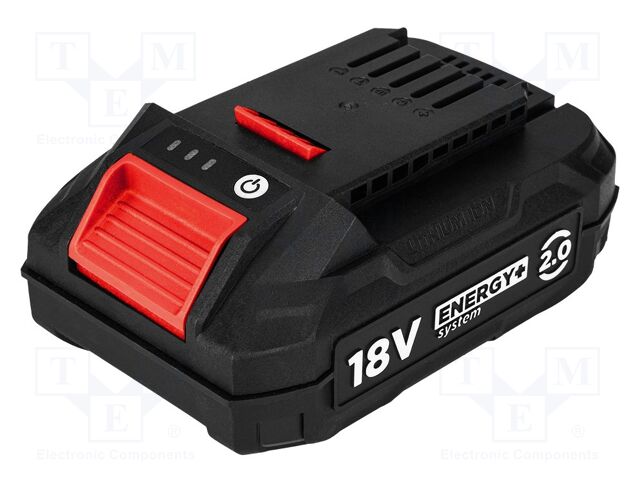 Re-battery: Li-Ion; 18V; 2000mAh; Energy+