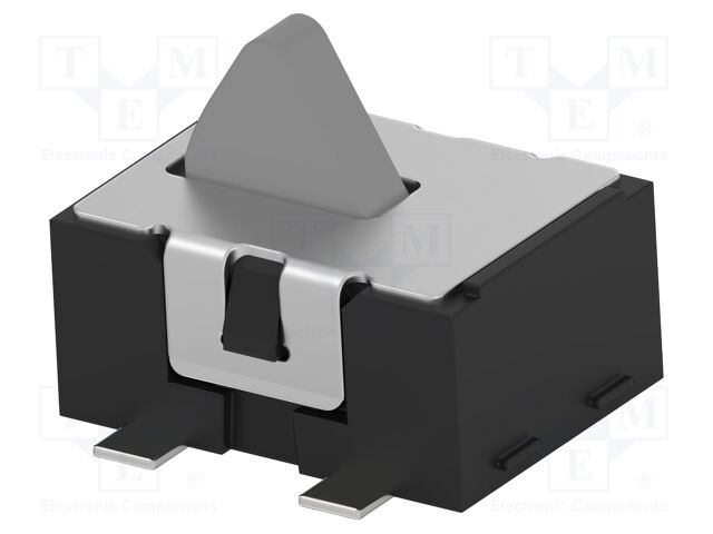 Microswitch TACT; SPST-NO; Pos: 2; 0.001A/5VDC; SMT; none; 0.6N