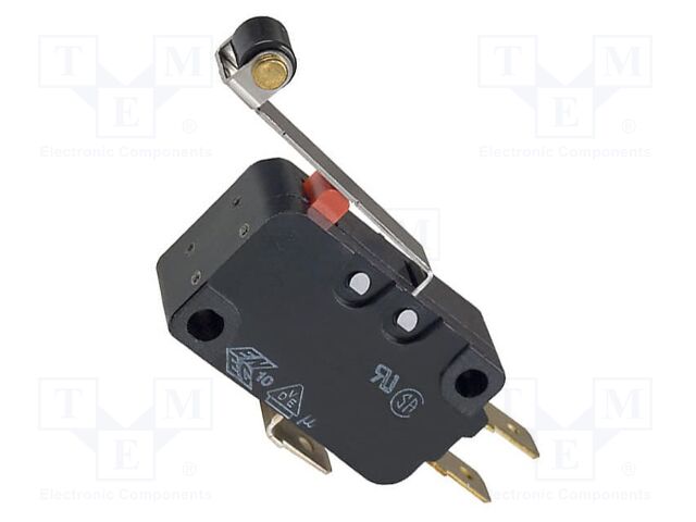 Microswitch SNAP ACTION; with lever; SPST-NO; 0.1A/125VAC; Pos: 2