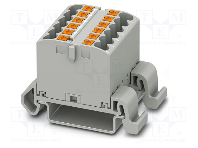 Splice terminal: rail; 24A; 690V; push-in; PA; 0.14÷4mm2; W: 31.5mm