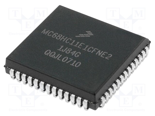 68HC microcontroller; RAM: 512B; PLCC52