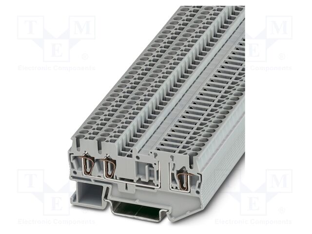 Splice terminal: rail; 20A; 400V; spring clamp; PA; 0.08÷4mm2