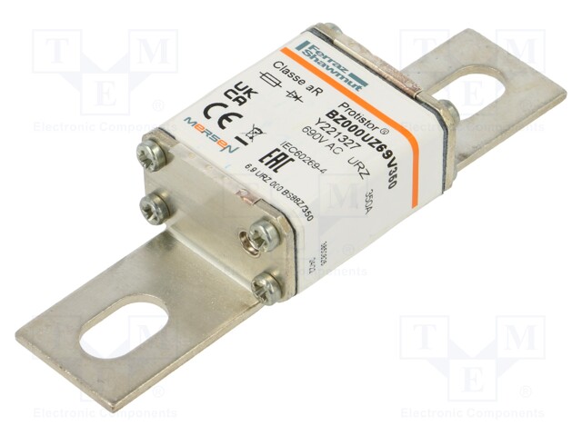 Fuse: fuse; ceramic,cylindrical,industrial