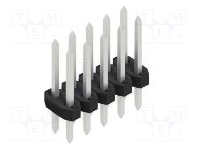 Connector: pin strips; pin header; male; PIN: 10; 2mm; THT; 2x5; 100V