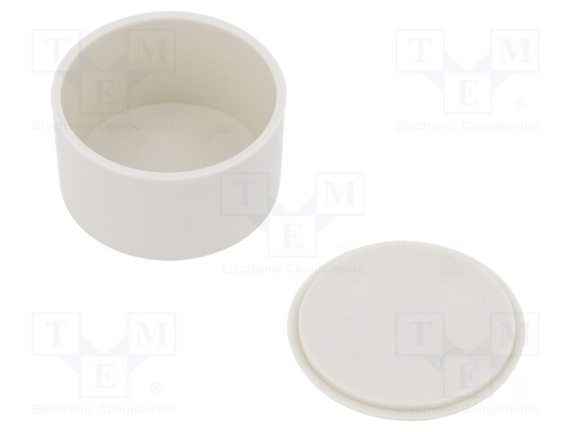 Enclosure: for alarms; Z: 14mm; ABS; grey; Ø: 24.8mm
