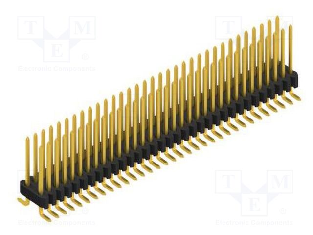 Connector: pin strips; pin header; male; PIN: 66; 1.27mm; SMT; 2x33