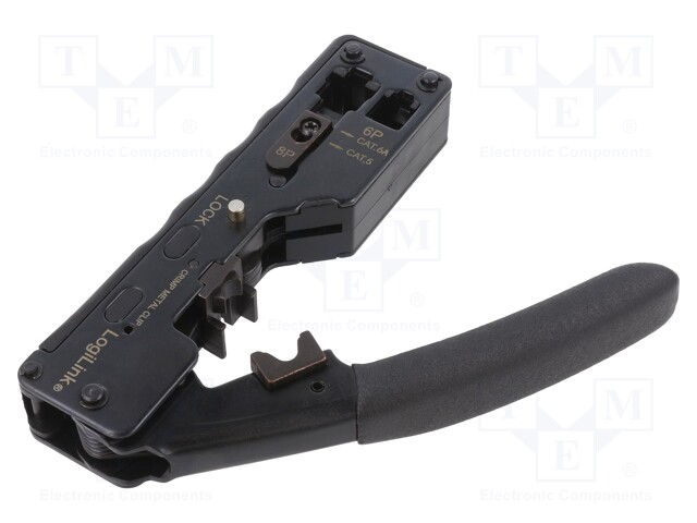 Tool: for RJ plug crimping