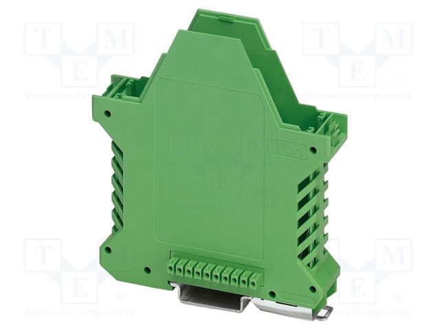 Enclosure base; with FE contact,with terminals; green; UL94V-0