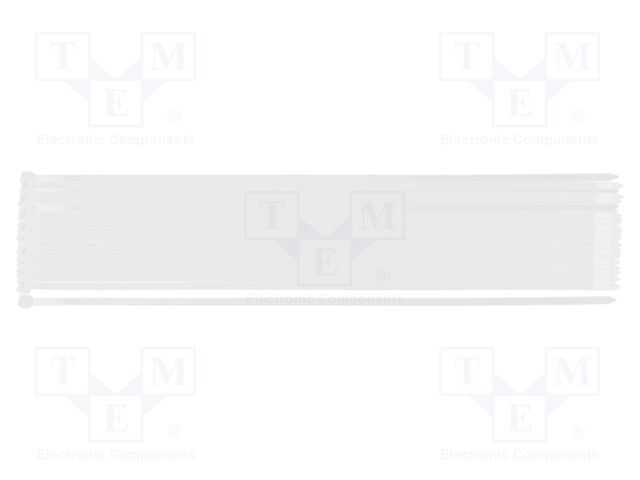 Cable tie; L: 650mm; W: 9mm; natural; 50pcs; EXTREME